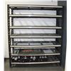 Image 1 : ADJUSTABLE/ EXPANDABLE BLACK METAL STORAGE RACKING