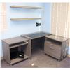 Image 1 : OFFICE FURNITURE INCLUDING SMALL SAFE, NO