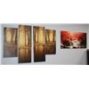 Image 1 : LOT OF CANVAS STYLE WALL ART