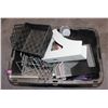 Image 1 : LARGE TOTE OF OFFICE SUPPLIES