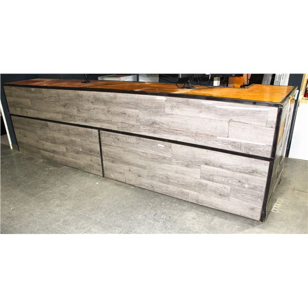 LARGE CUSTOM BUILT DESK, WILL NEED TOOLS TO TAKE