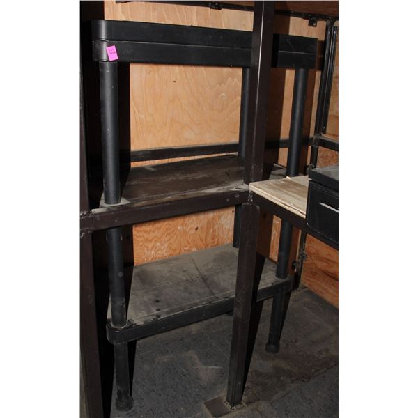 36" TALL PLASTIC SHELVING UNIT