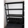 Image 1 : ADJUSTABLE SHELVES METAL FRAME WITH WOOD SHELVES