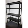 Image 1 : ADJUSTABLE SHELVES METAL FRAME WITH WOOD SHELVES