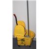 Image 1 : RUBBERMAID COMMERCIAL MOP BUCKET AND A MOP