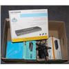 Image 1 : LOT OF ELECTRONICS INCLUDING NETGEAR 16 PORT