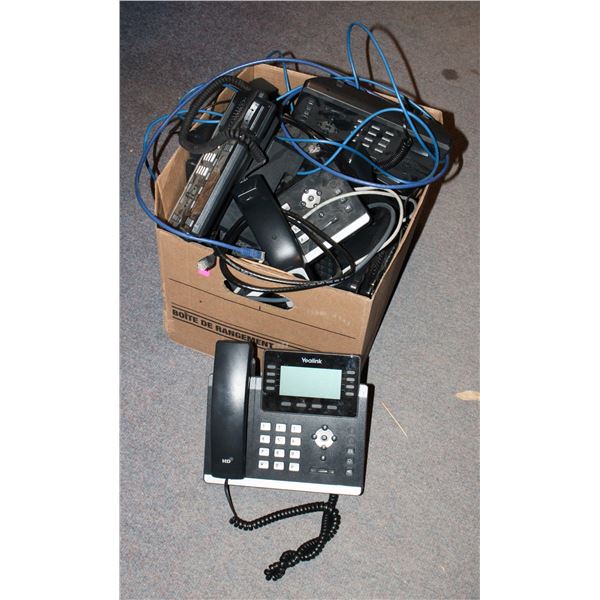LARGE LOT OF YEALINK IP PHONES