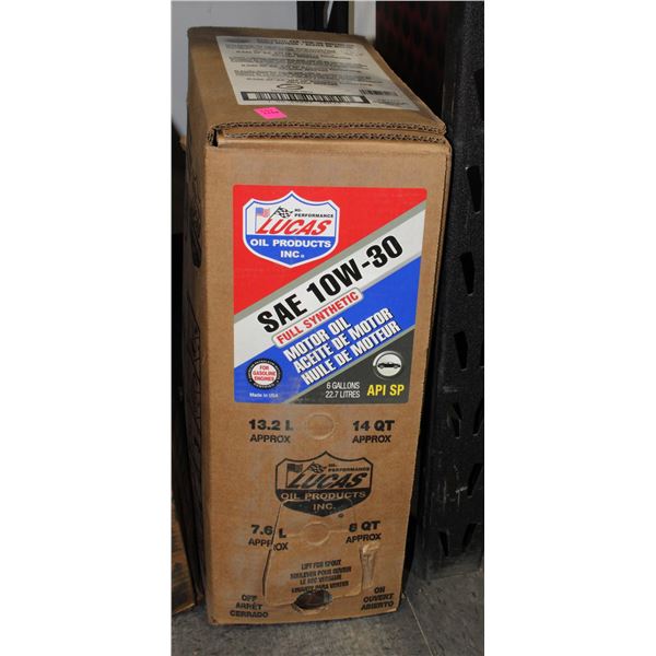 LUCAS SAE 10W-30 FULL SYNTHETIC MOTOR OIL 22.7L
