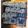 Image 1 : DYNALINE U-BOLTS RETAIL DISPLAY FULL OF PRODUCT