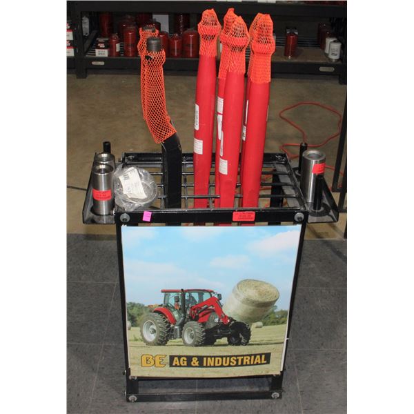RETAIL DISPLAY WITH 39" BALE FORKS AND MORE