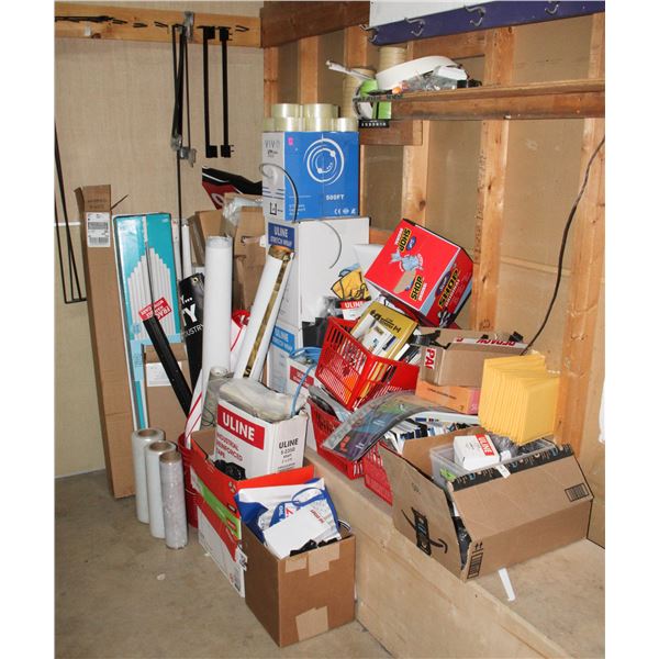 GIANT LOT OF RETAIL OPERATIONS ITEMS INCLUDING