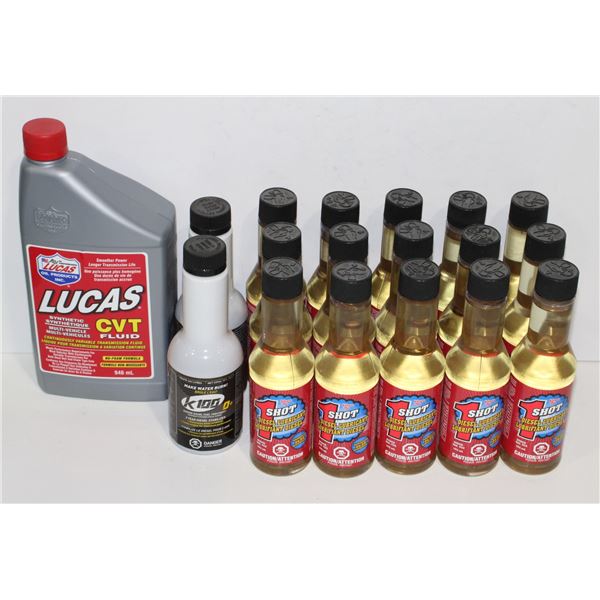 LOT OF KLEEN FLO 1 SHOT DIESEL LUBRICANT,