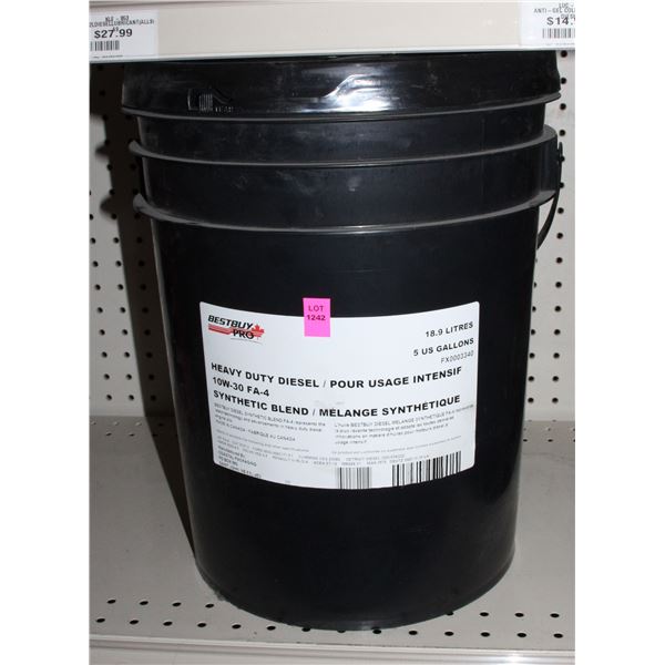BESTBUY PRO 18.9L PAIL OF 10W-30 DIESEL MOTOR OIL