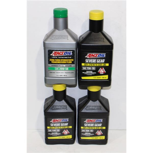 3 AMSOIL 75W-110 GEAR OIL AND SAE 20W-50
