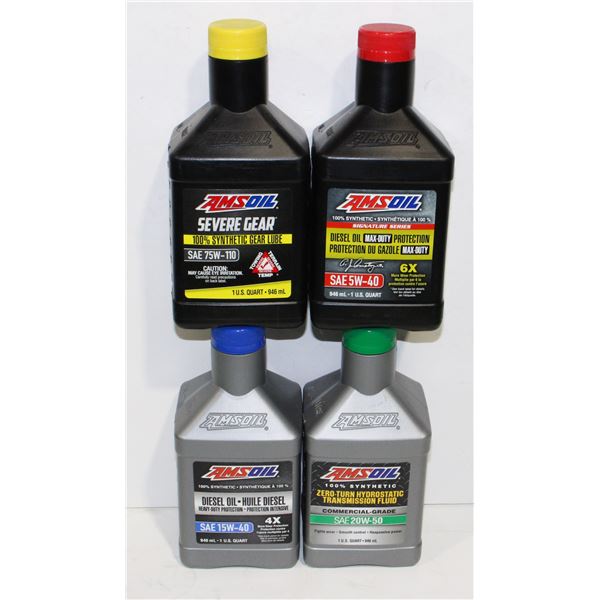 LOT OF AMSOIL FLUIDS