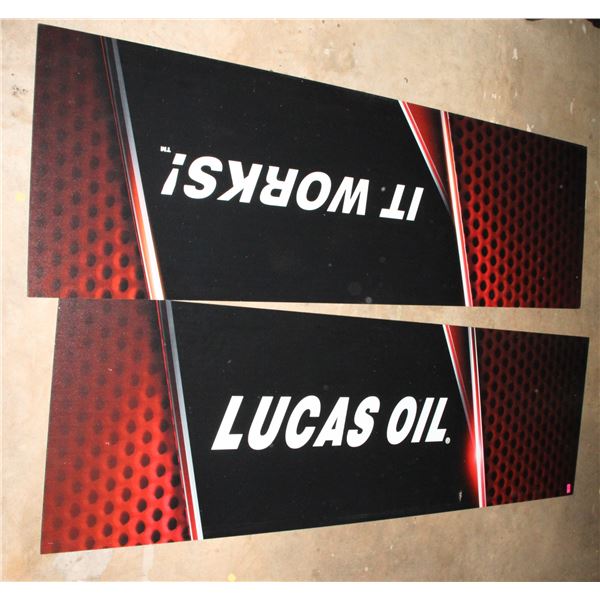 LUCAS OIL SIGNAGE