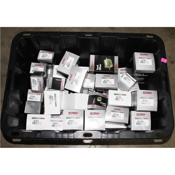 TOTE OF ASSORTED FUEL FILTERS