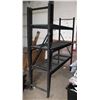 Image 1 : ADJUSTABLE/ EXPANDABLE BLACK METAL STORAGE RACKING