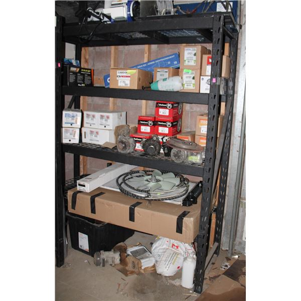 ADJUSTABLE/ EXPANDABLE BLACK METAL STORAGE RACKING
