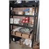 Image 1 : ADJUSTABLE/ EXPANDABLE BLACK METAL STORAGE RACKING