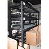 Image 1 : ADJUSTABLE/ EXPANDABLE BLACK METAL STORAGE RACKING