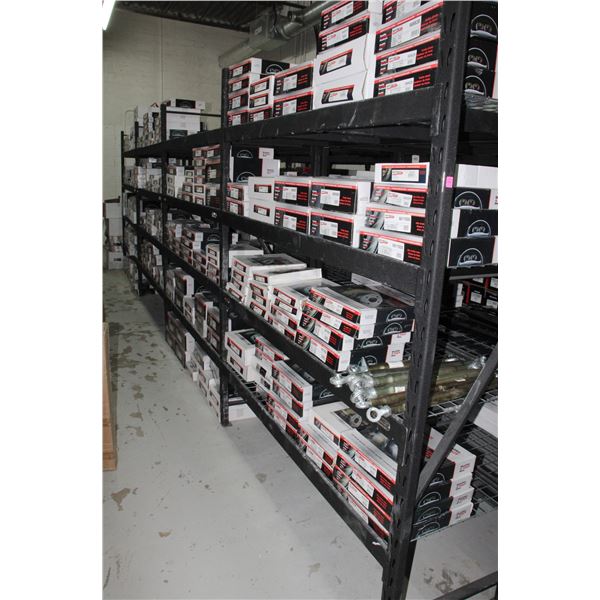 ADJUSTABLE/ EXPANDABLE BLACK METAL STORAGE RACKING
