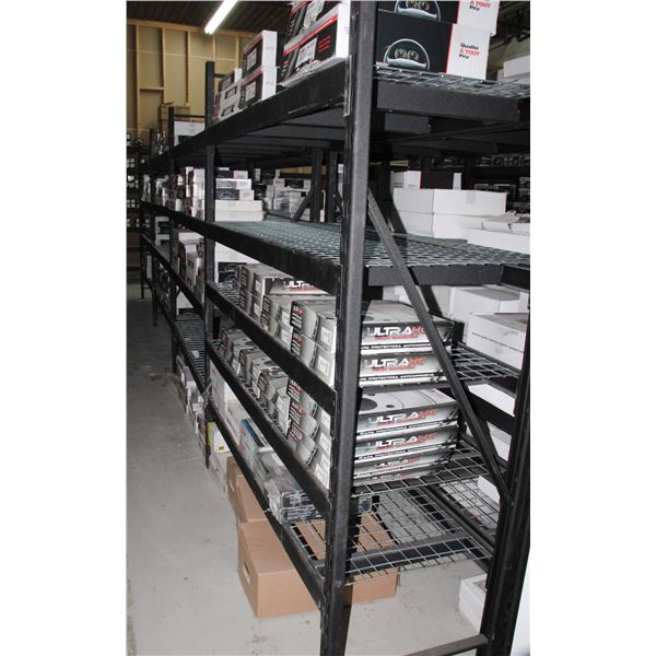 ADJUSTABLE/ EXPANDABLE BLACK METAL STORAGE RACKING