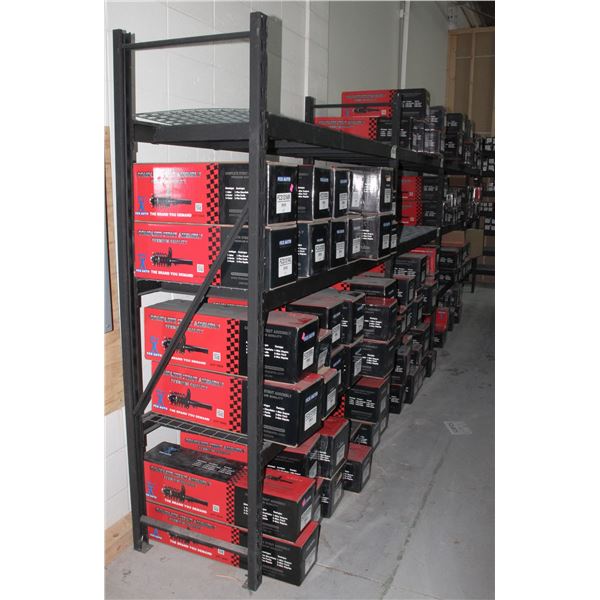 ADJUSTABLE/ EXPANDABLE BLACK METAL STORAGE RACKING