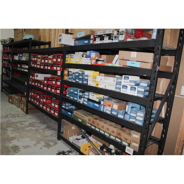 ADJUSTABLE/ EXPANDABLE BLACK METAL STORAGE RACKING