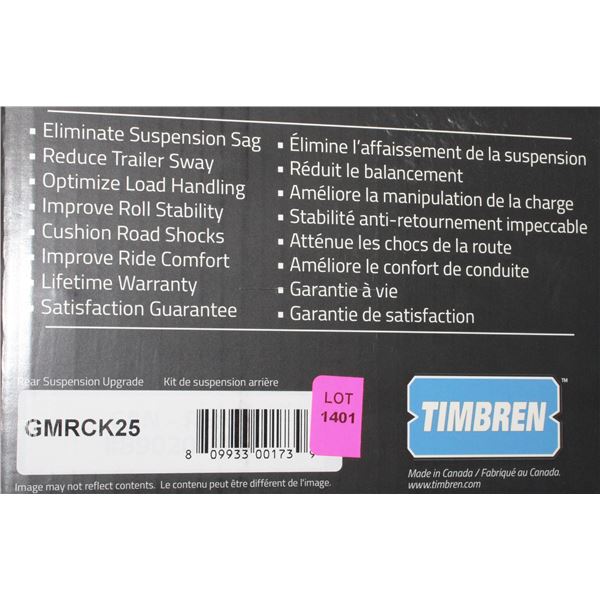 TIBREN REAR SUSPENSION UPGRADE KIT