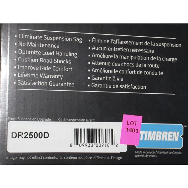 TIBREN FRONT SUSPENSION UPGRADE KIT