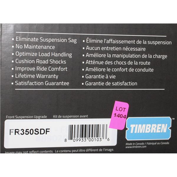 TIBREN FRONT SUSPENSION UPGRADE KIT