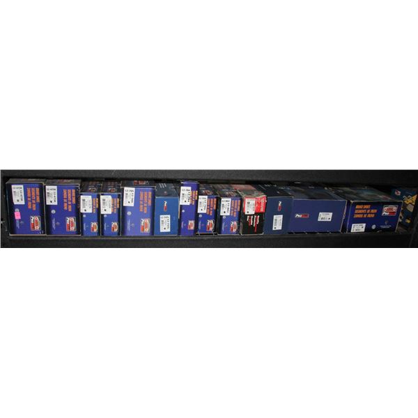 SHELF OF BRAKE PADS AND OR SHOES