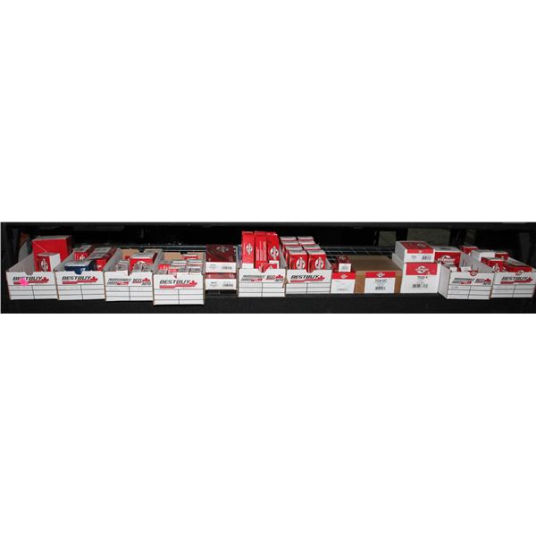SHELF OF MISCELLANEOUS AUTOMOTIVE PARTS