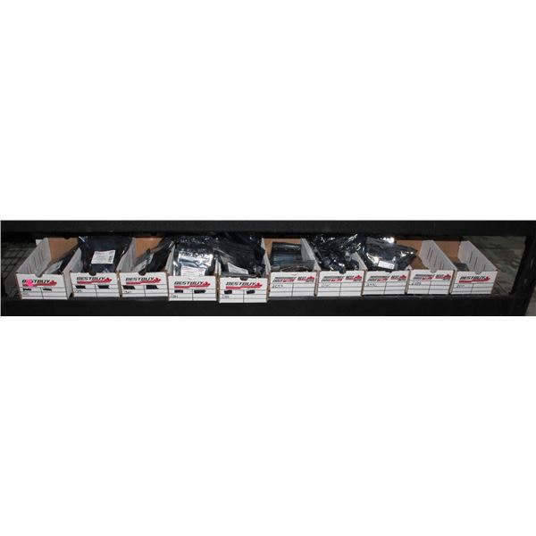 SHELF OF MISCELLANEOUS AUTOMOTIVE PARTS