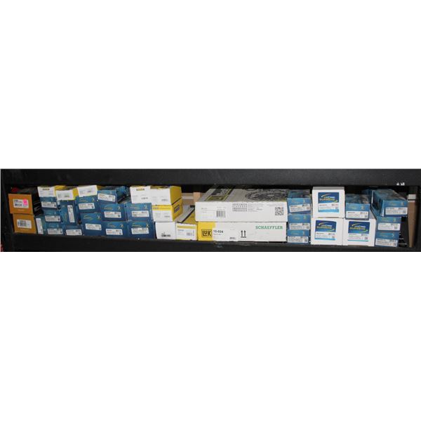SHELF OF MISCELLANEOUS AUTOMATIVE PARTS