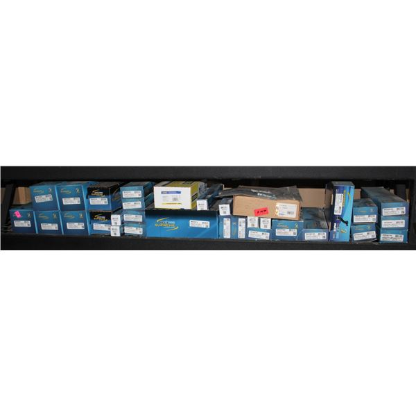 SHELF OF MISCELLANEOUS AUTOMATIVE PARTS