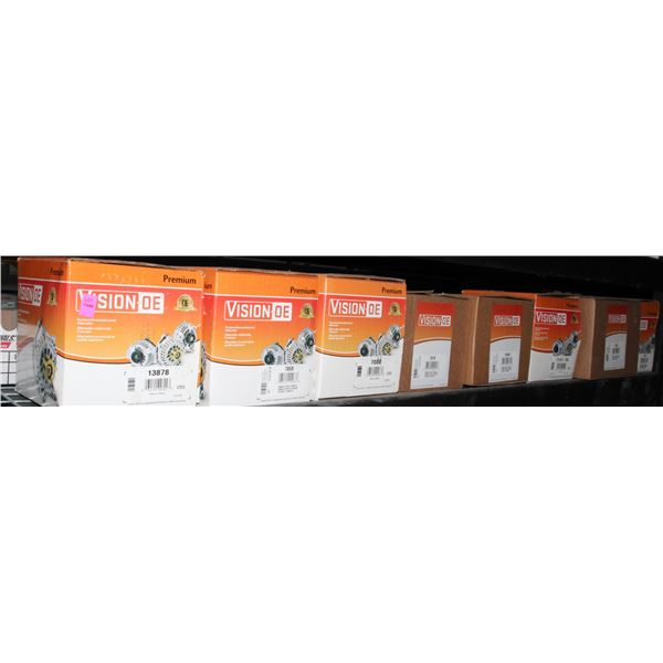 SHELF OF VISON OE REMANUFACTURED ALTERNATORS