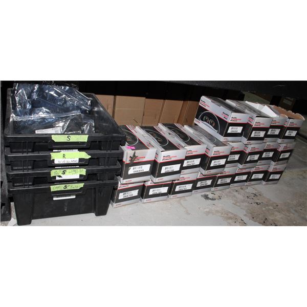 SHELF OF AUTOMOTIVE PARTS INCLUDING IGNITION COILS