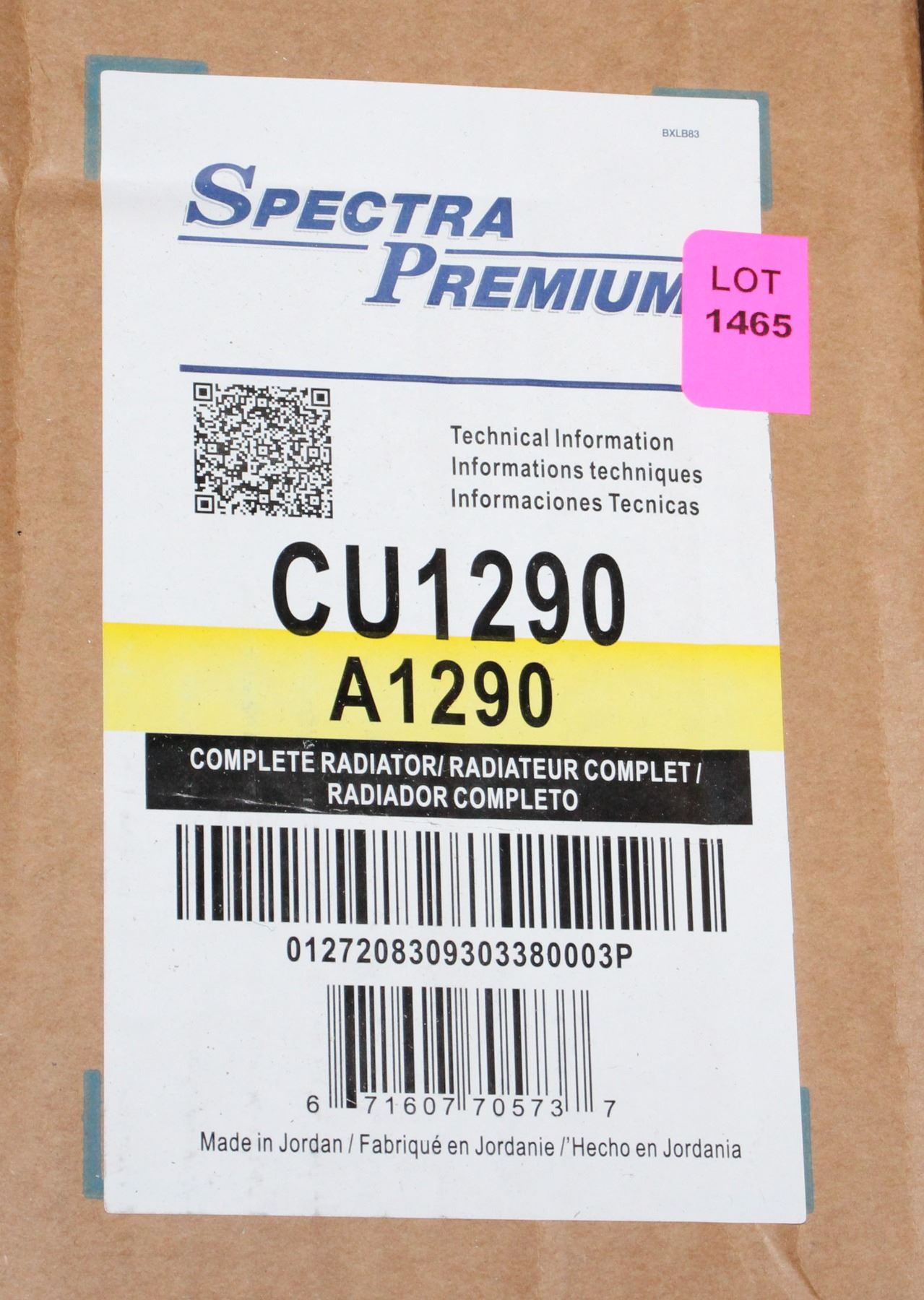SPECTRA PREMIUM COMPLETE RADIATOR