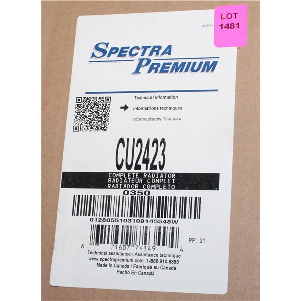 SPECTRA PREMIUM COMPLETE RADIATOR