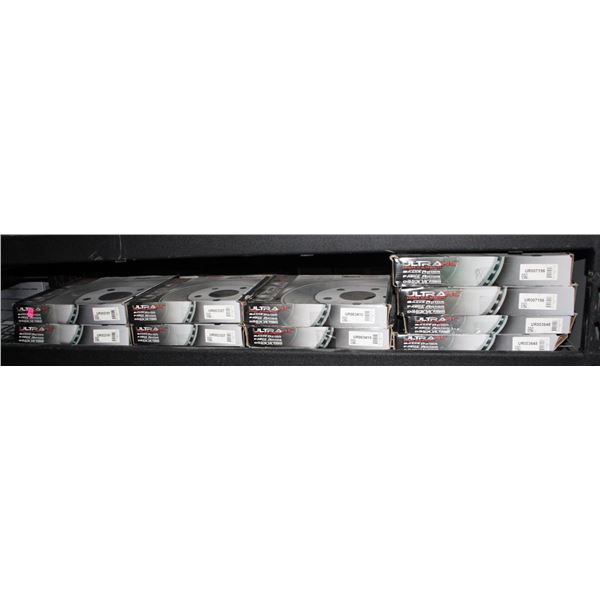 SHELF OF ASSORTED BRAKE ROTORS