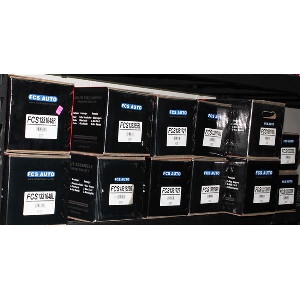 SHELF OF ASSORTED STRUT ASSEMBLIES