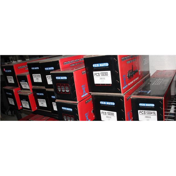 SHELF OF ASSORTED STRUT ASSEMBLIES