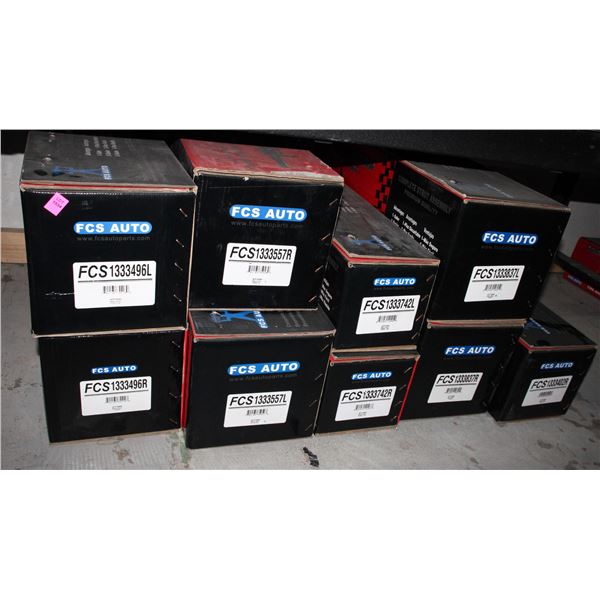 SHELF OF ASSORTED STRUT ASSEMBLIES