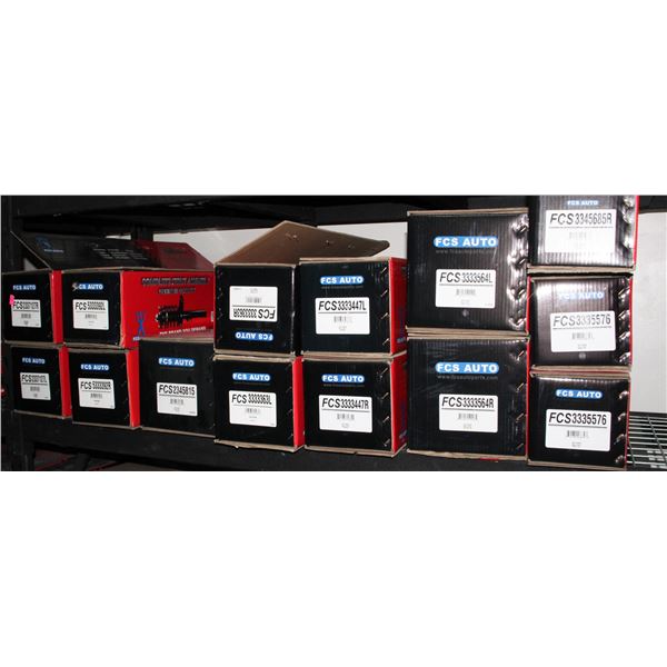 SHELF OF ASSORTED STRUT ASSEMBLIES