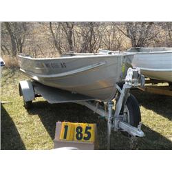 14ft Erocraft boat and trailer