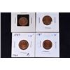 Image 1 : 4 Canada Pennies 1968, 1976, 1987 x 2