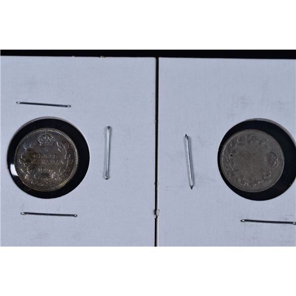 2 Canada Nickels 1920 x 2
