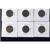 Image 1 : 6 Canada Nickels 1932, 1933, 1934, 1935, 1936 x 2